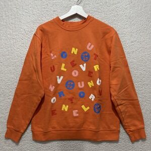 Harry Styles Adult Sweater‎ Size Medium Orange Long Sleeve Men's Pullover